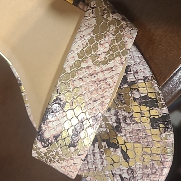 Block heel snake print - Picture 5 of 5